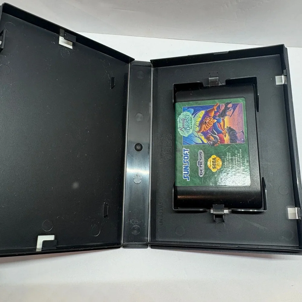 Video Game Sega Genesis Beauty and the Beast Roar of the Beast Sunsoft